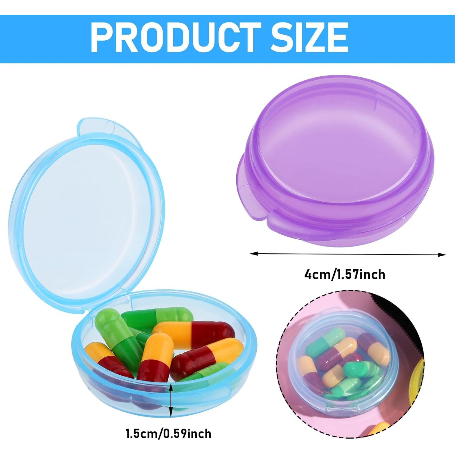 8 Cajas de Pastillas Portátiles WY LIGHTING LEVEL - Organizador de Medicamentos