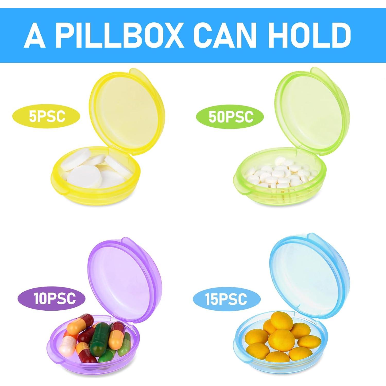 8 Cajas de Pastillas Portátiles WY LIGHTING LEVEL - Organizador de Medicamentos