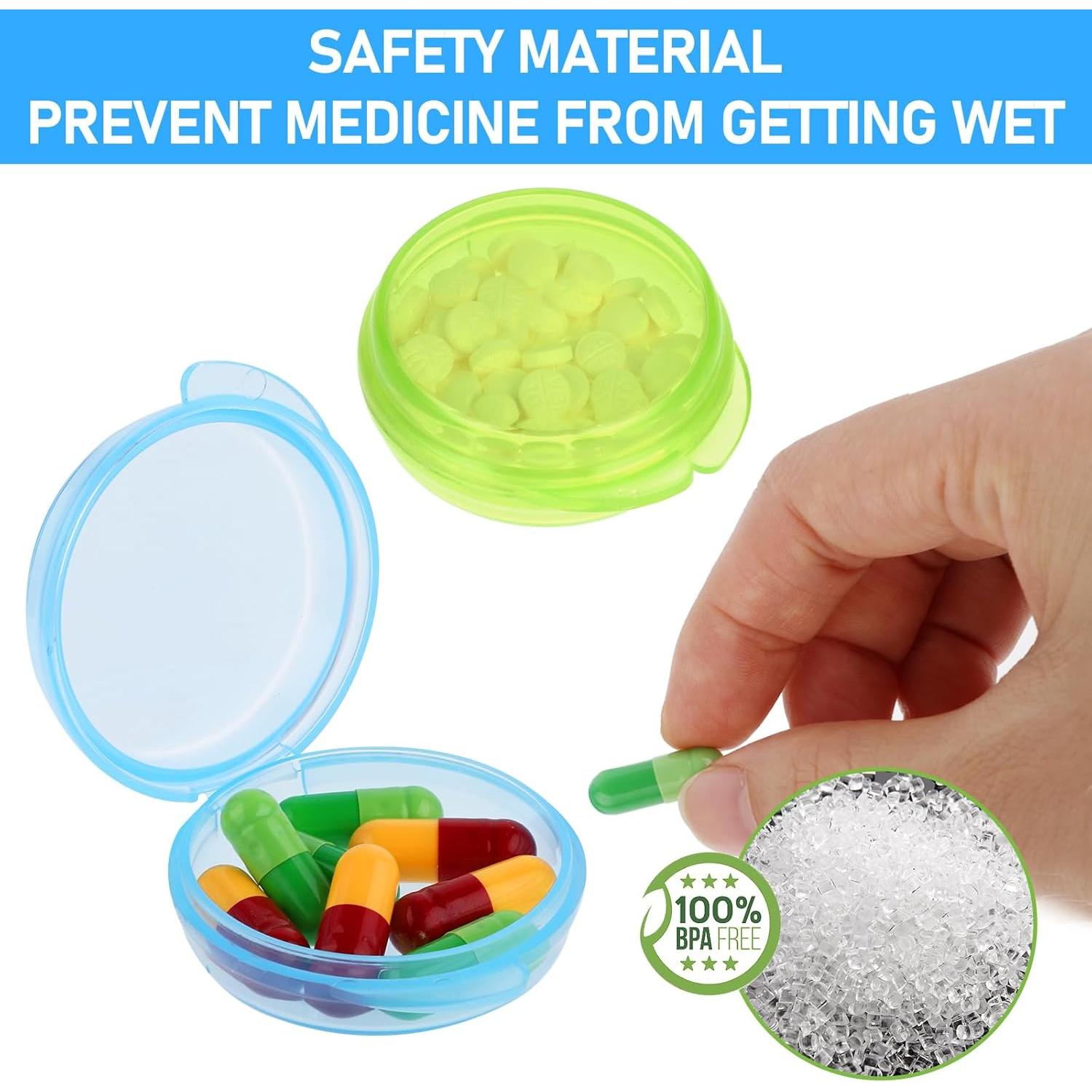 8 Cajas de Pastillas Portátiles WY LIGHTING LEVEL - Organizador de Medicamentos