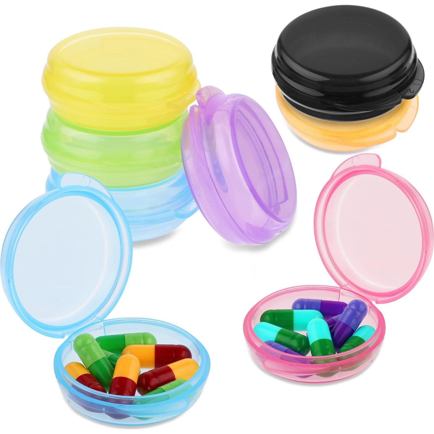 8 Cajas de Pastillas Portátiles WY LIGHTING LEVEL - Organizador de Medicamentos