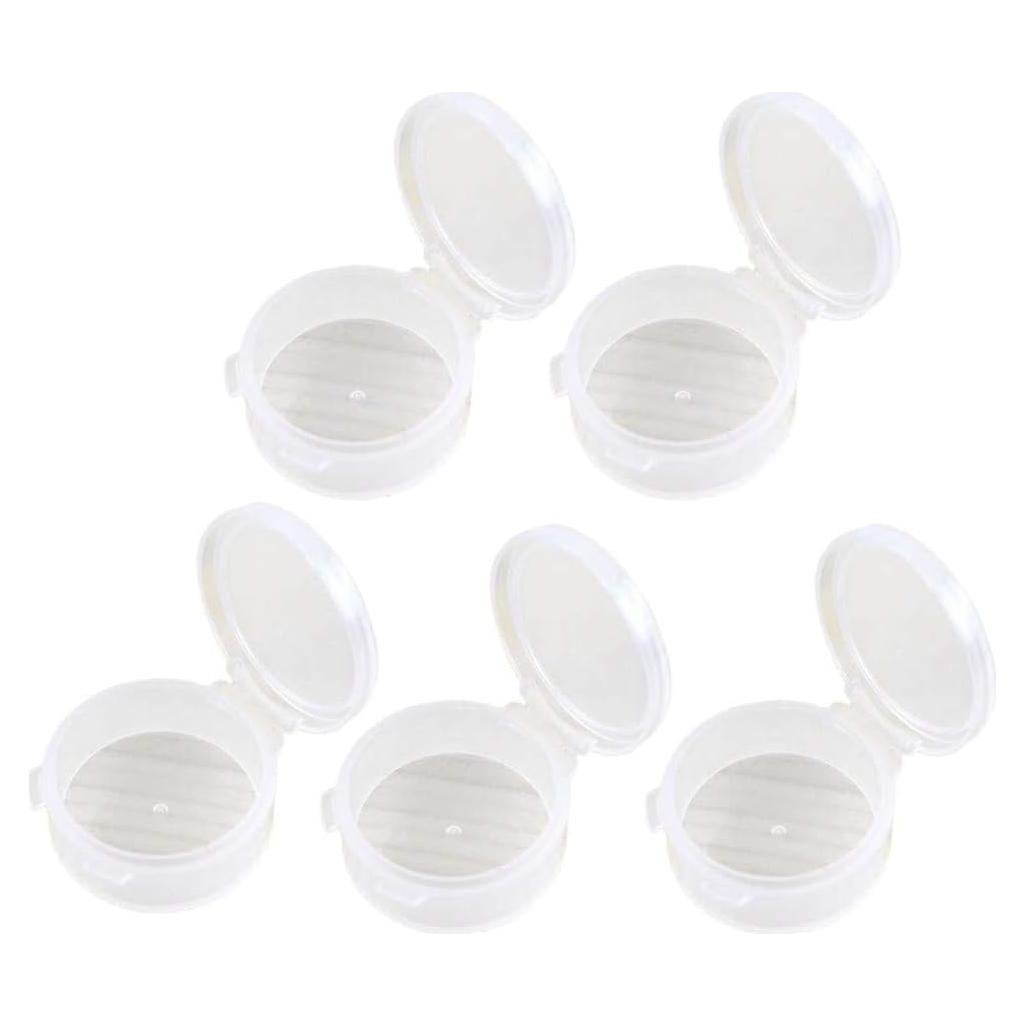 10 Cajas de Almacenamiento Transparentes Artibetter 4x4 cm