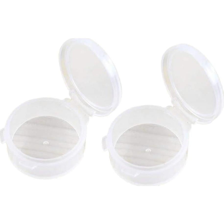 10 Cajas de Almacenamiento Transparentes Artibetter 4x4 cm