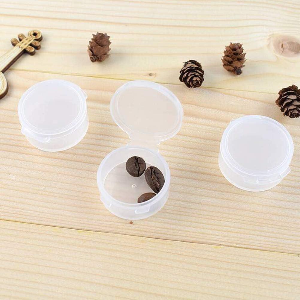 10 Cajas de Almacenamiento Transparentes Artibetter 4x4 cm