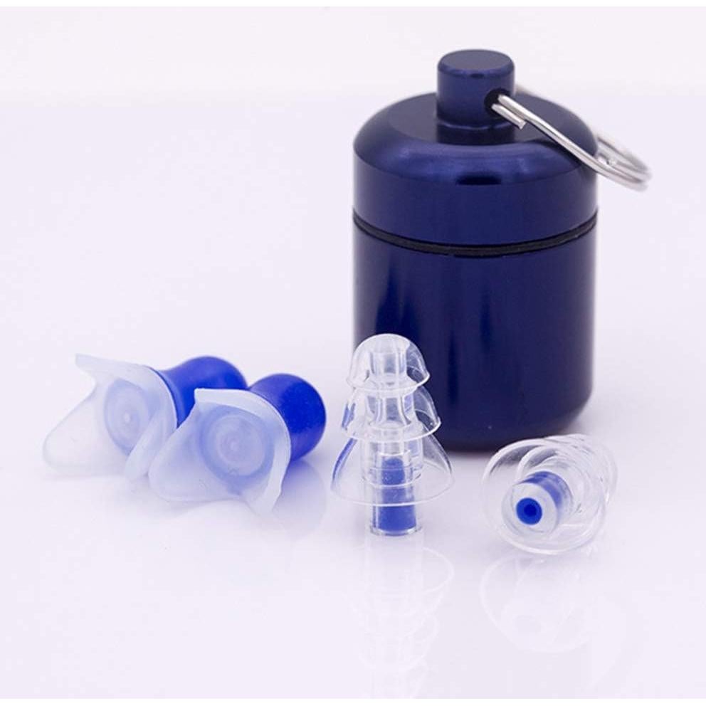 Keychain Bottle Earplug Storage Container Case Portable Holder Dispenser For Travel