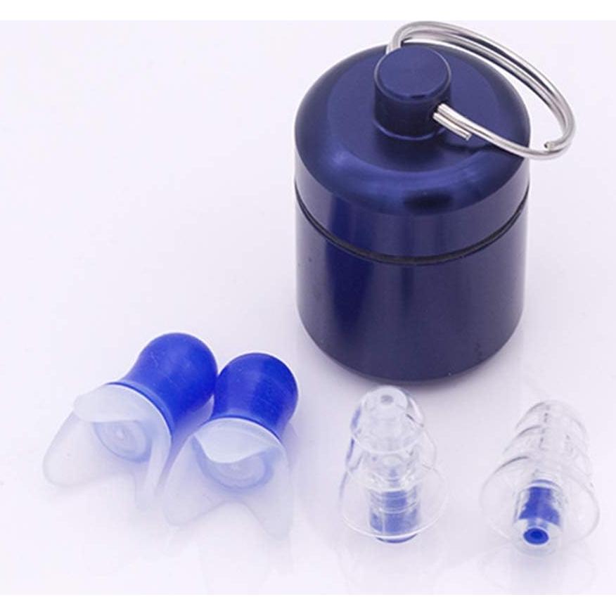 Keychain Bottle Earplug Storage Container Case Portable Holder Dispenser For Travel