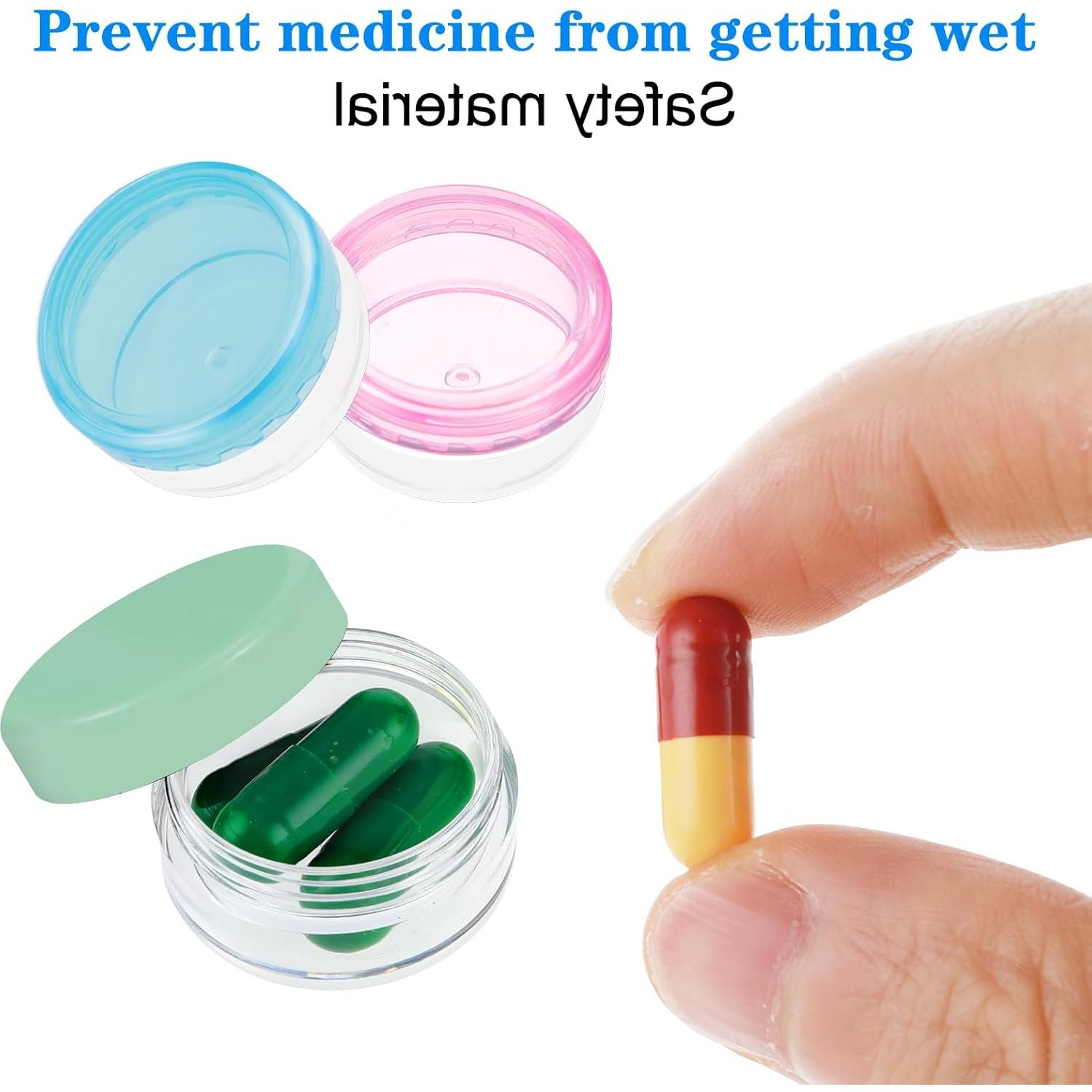 Organizador de Pastillas ElevateTech 5 Piezas Libre de BPA