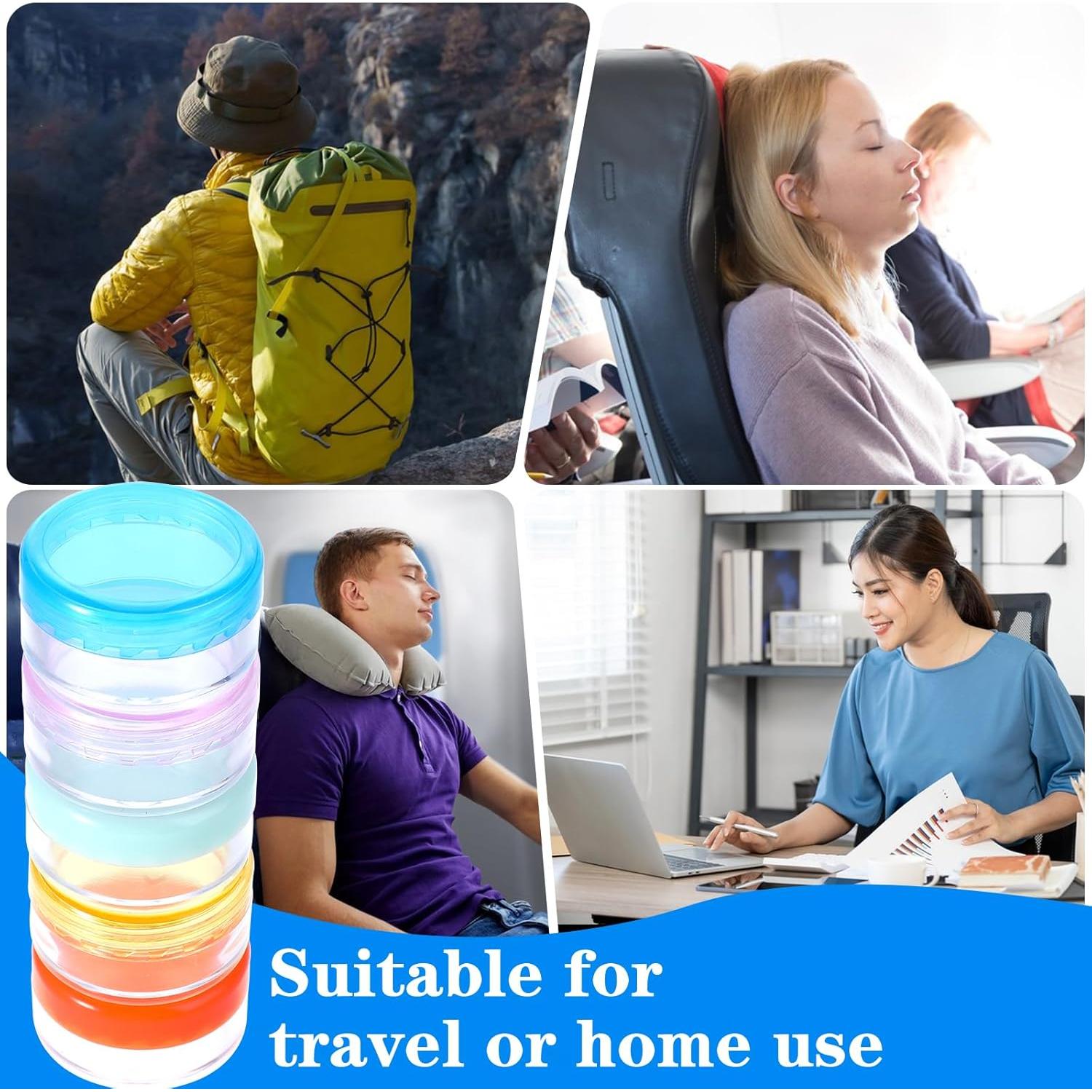 Organizador de Pastillas ElevateTech 5 Piezas Libre de BPA