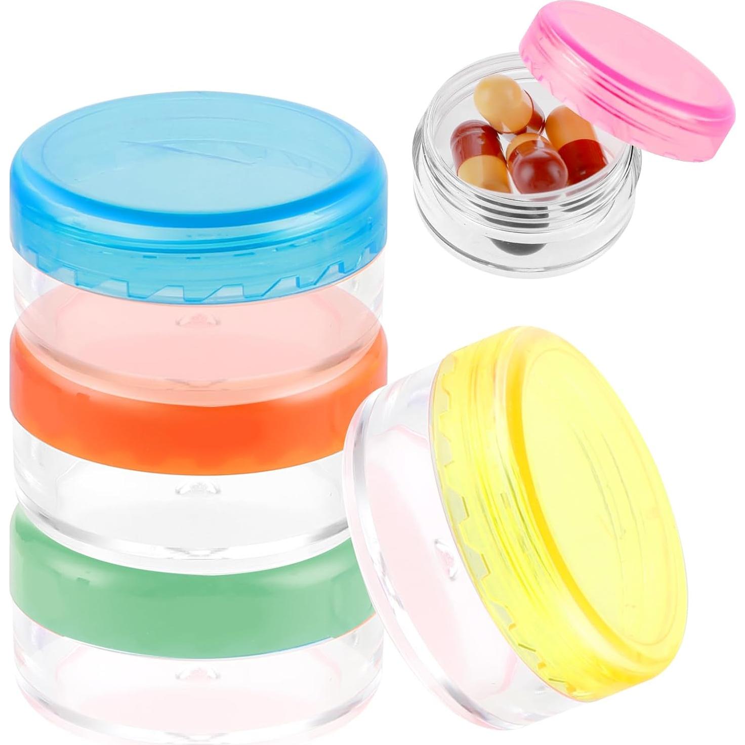 Organizador de Pastillas ElevateTech 5 Piezas Libre de BPA