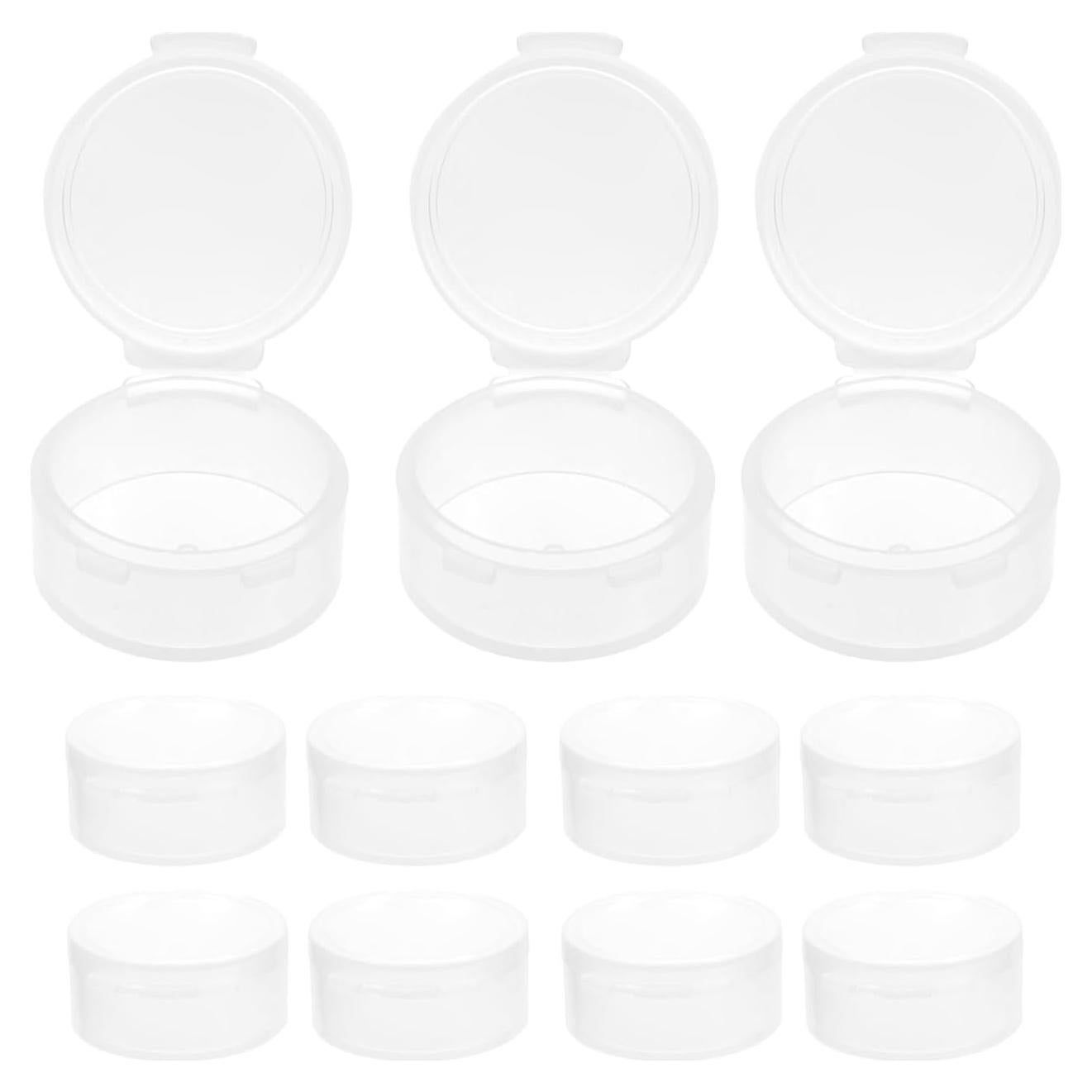 Estuche para Pastillas HEALLILY 10 Piezas Redondo Blanco