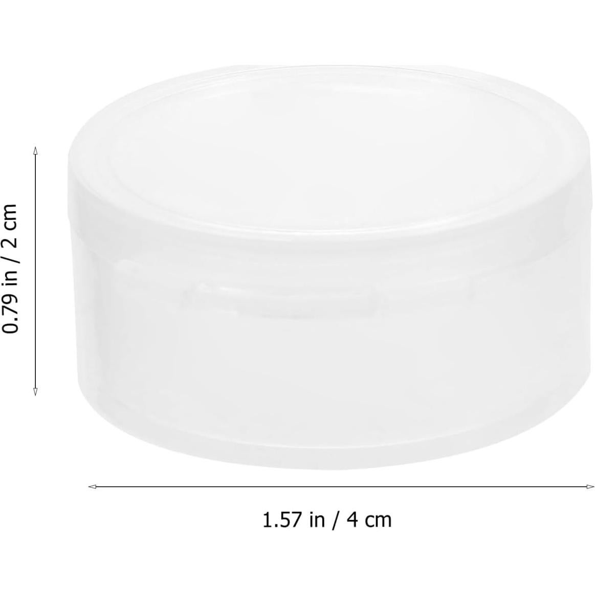 Estuche para Pastillas HEALLILY 10 Piezas Redondo Blanco