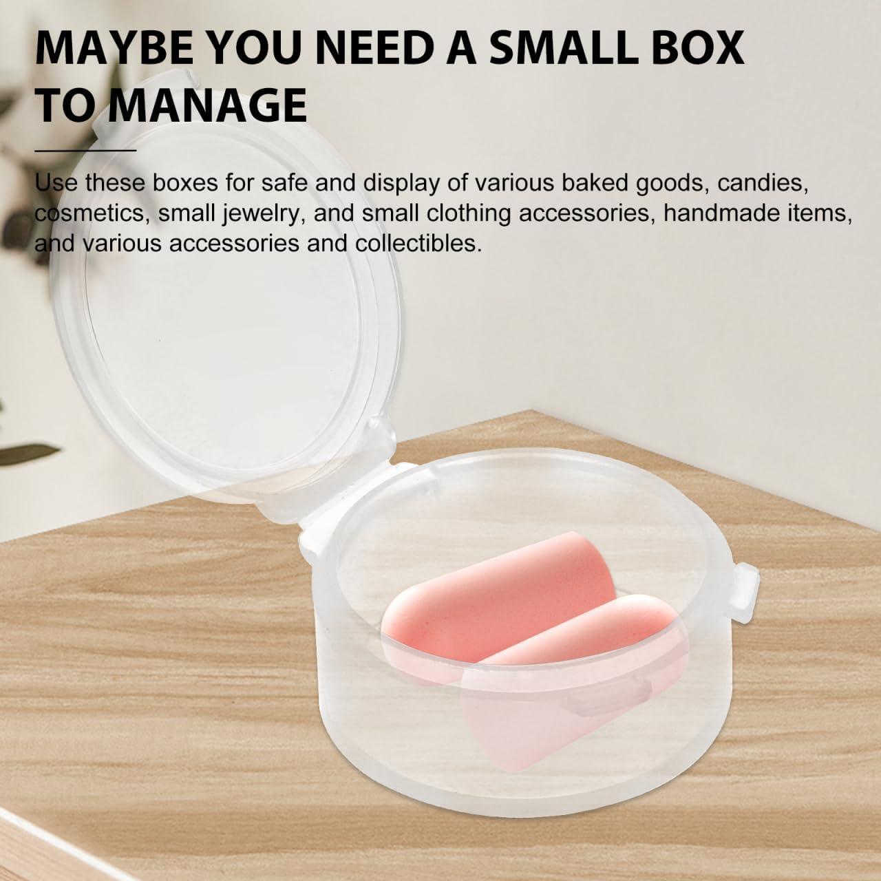 Estuche para Pastillas HEALLILY 10 Piezas Redondo Blanco