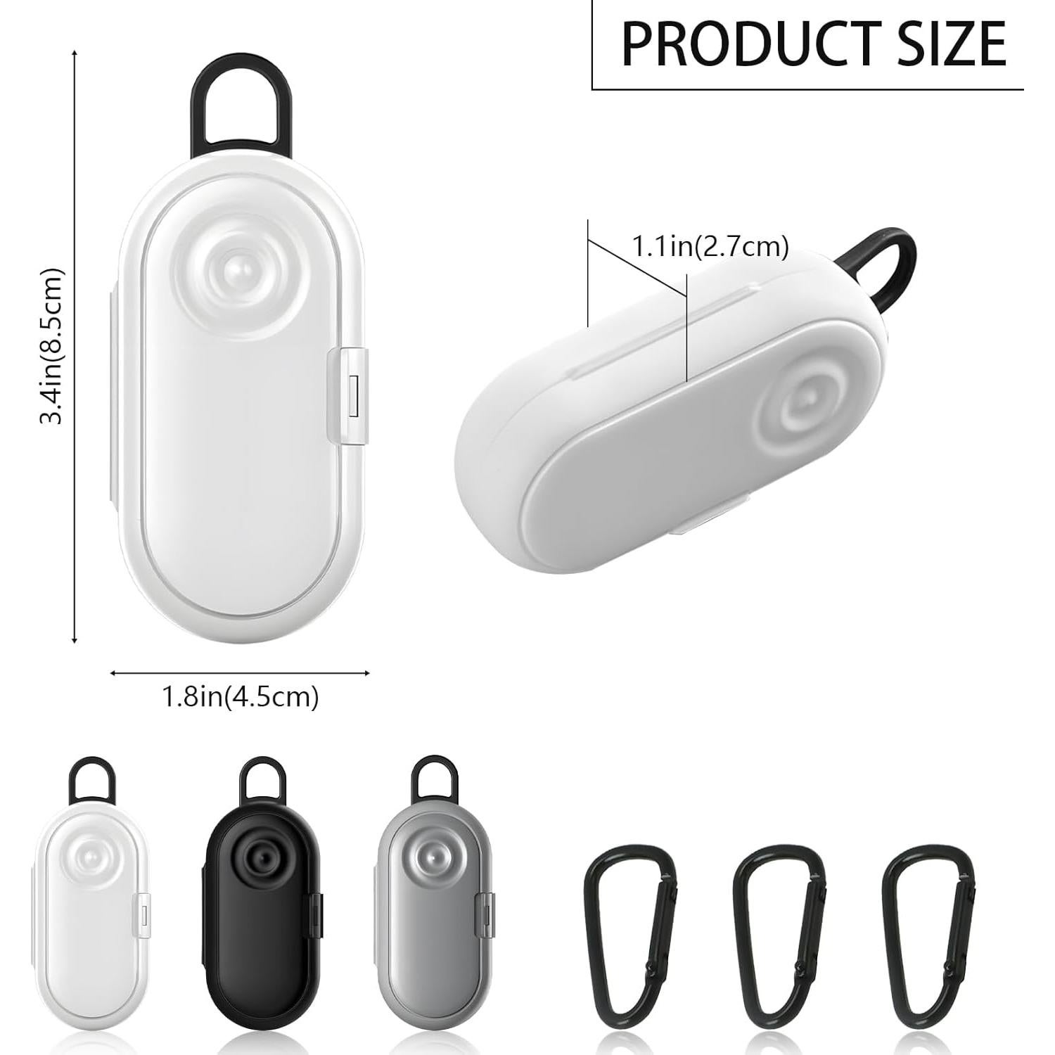 Estuches para Tapones de Oído VEINARDYL 3 Pcs Portátil