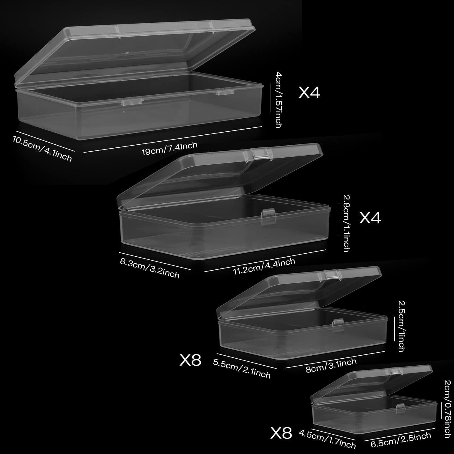 Contenedores de Plástico Transparente Rocutus - 24 Piezas