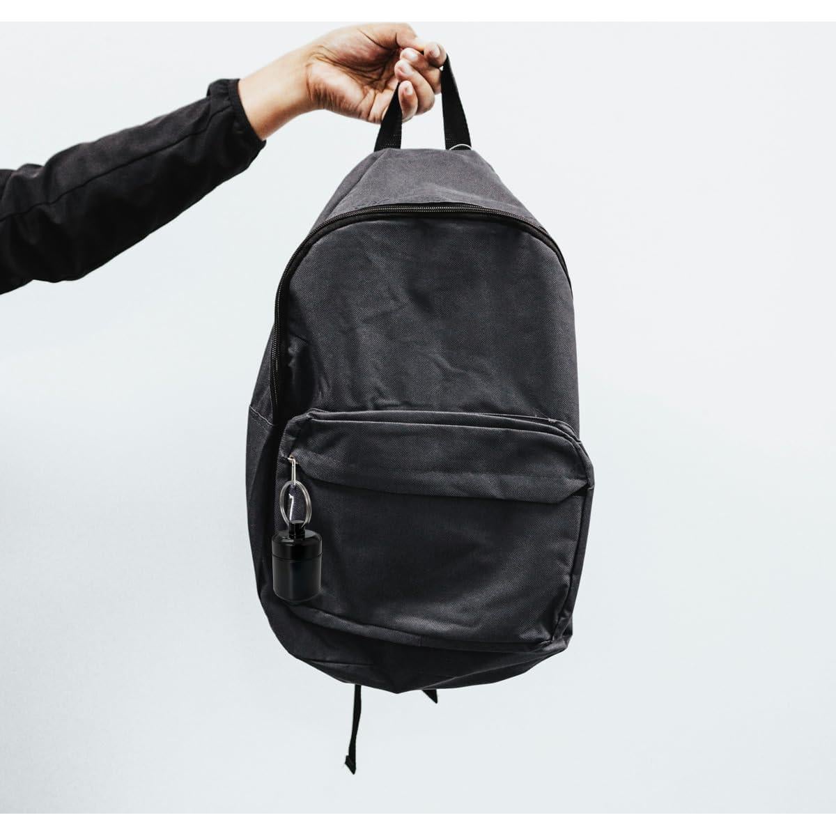 2 Contenedores de Pastillas Portátiles Aluminio 15ml Llavero