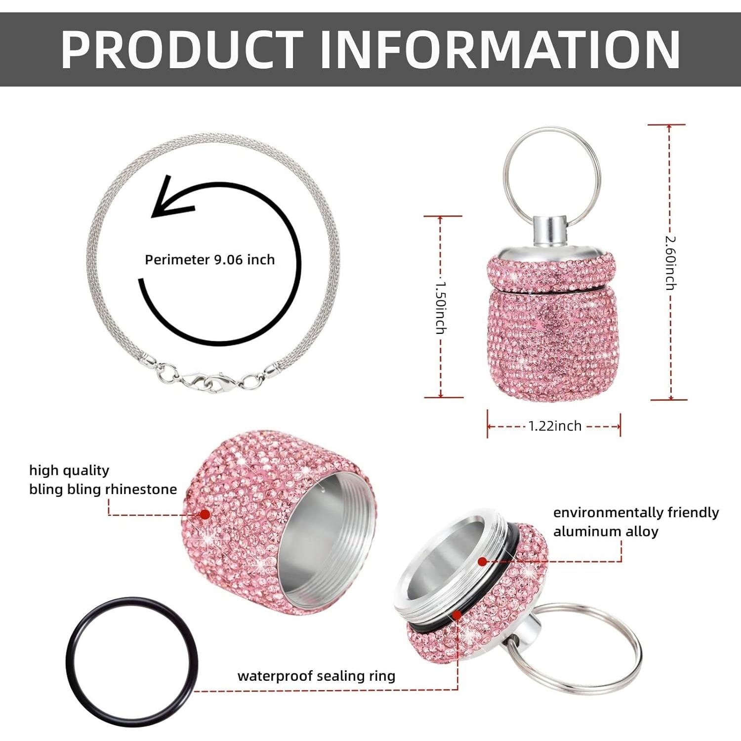 Estuche de Pastillas Rosa EveryBling - Organizador de Viaje