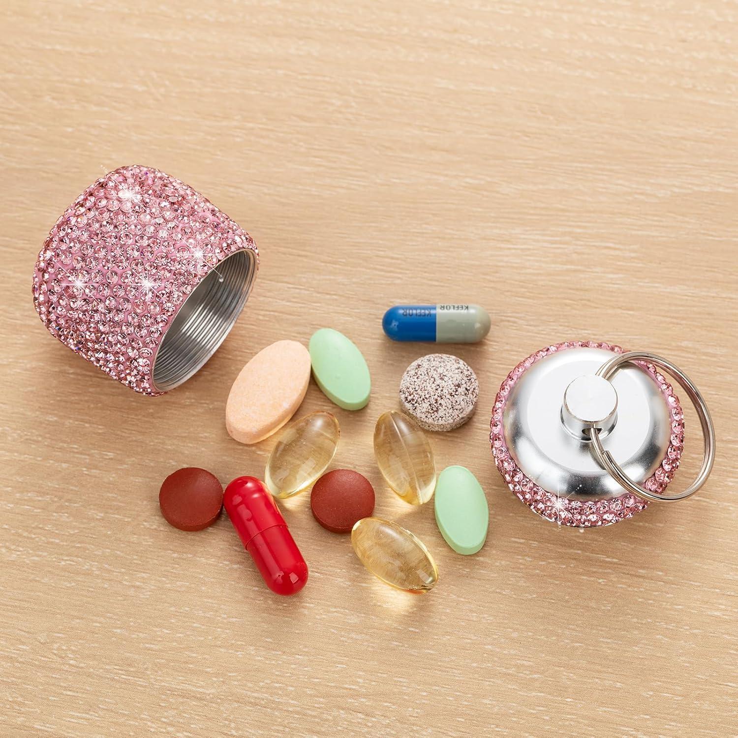 Estuche de Pastillas Rosa EveryBling - Organizador de Viaje