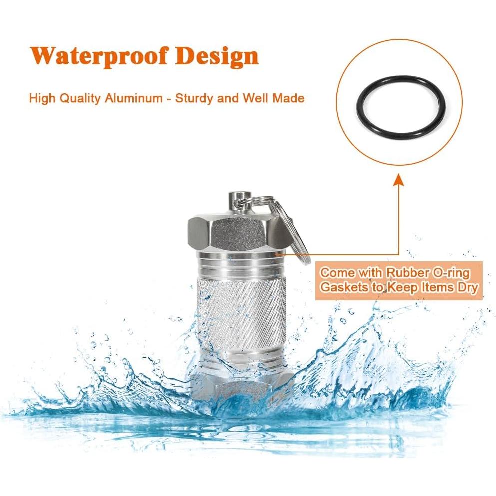 Contenedor de Pastillas Shintop Aluminio 70mm a Prueba de Agua