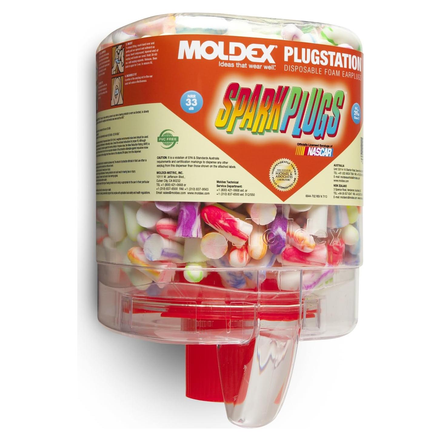 Tapones para oídos Moldex M6644 NRR 35 - 250 pares Naranja