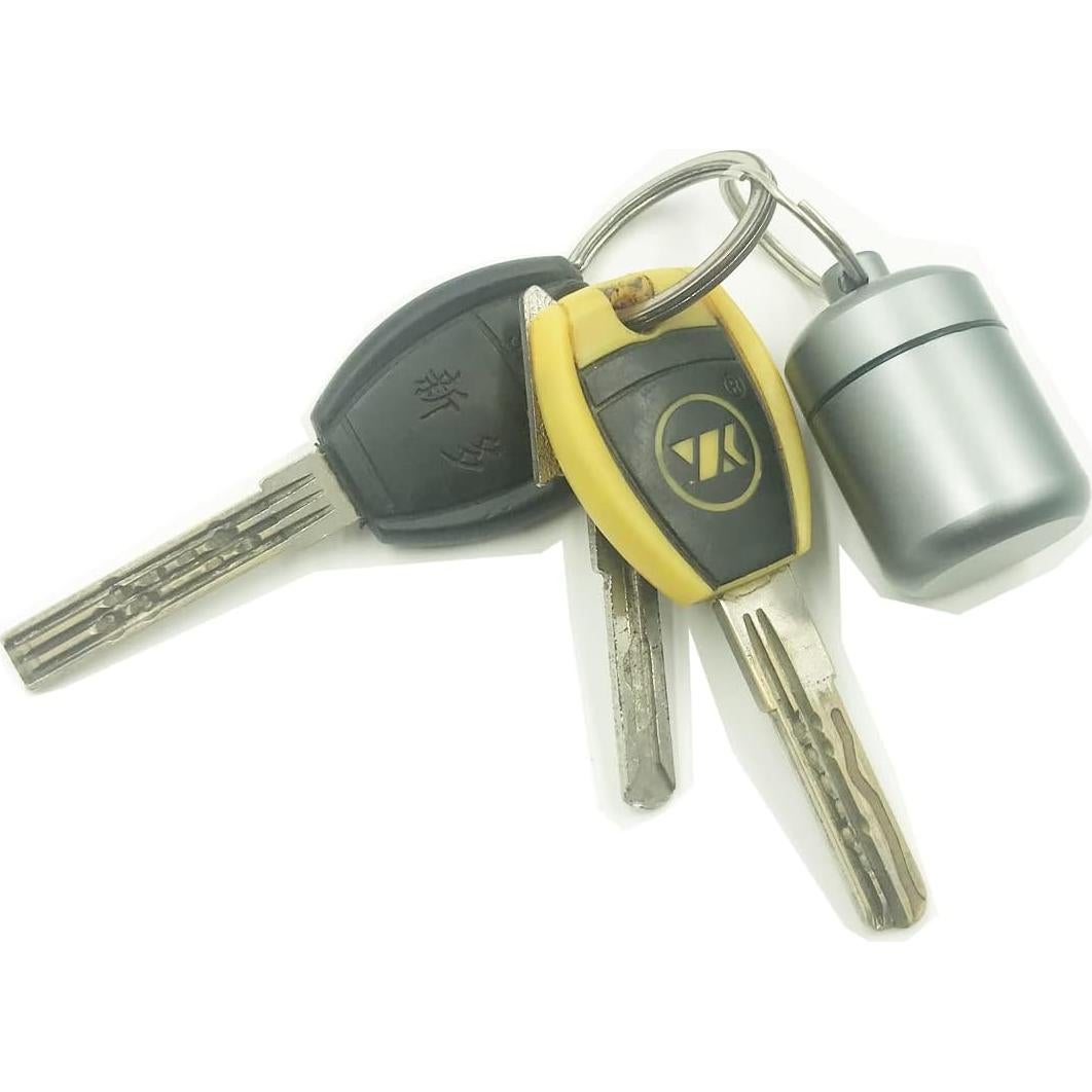 Soporte de Pastillas de Llavero KYHSOM 4 Piezas Impermeable