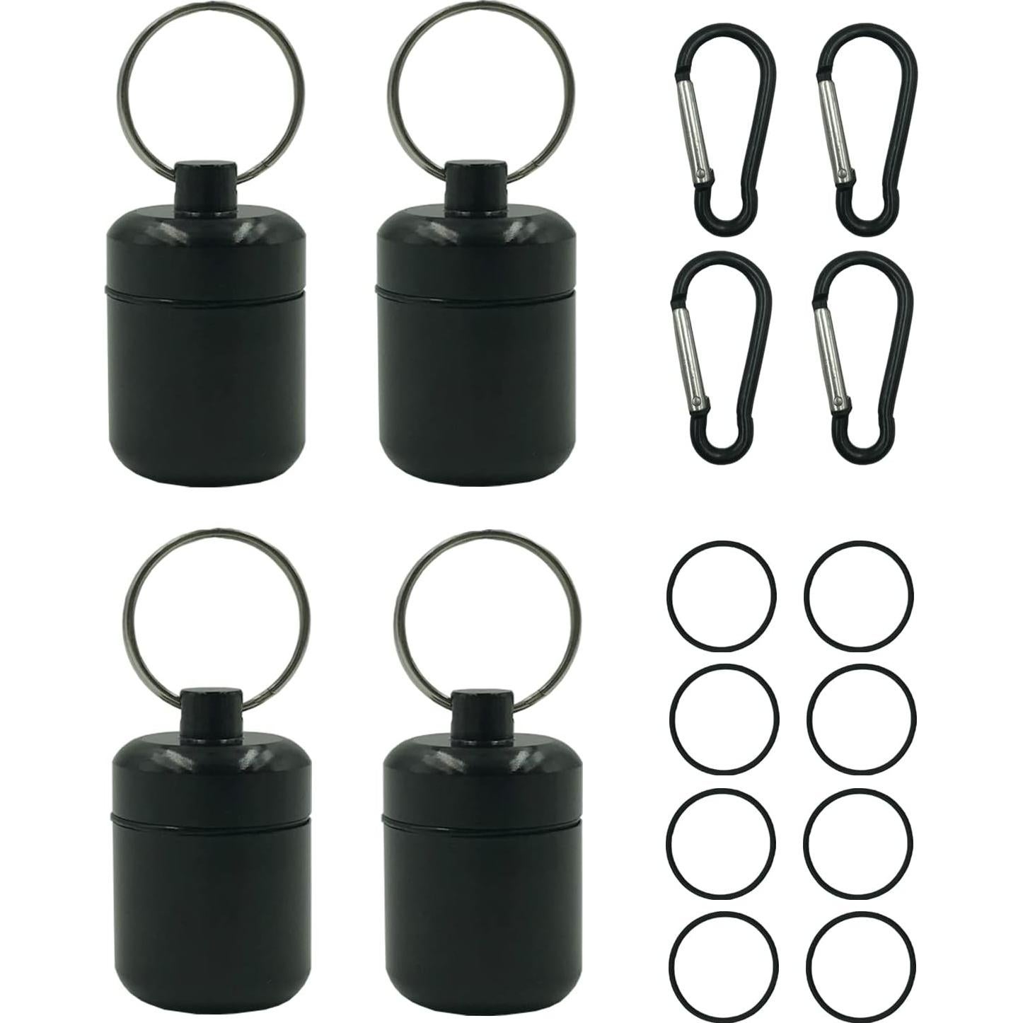 Soporte de Pastillas de Llavero KYHSOM 4 Piezas Impermeable