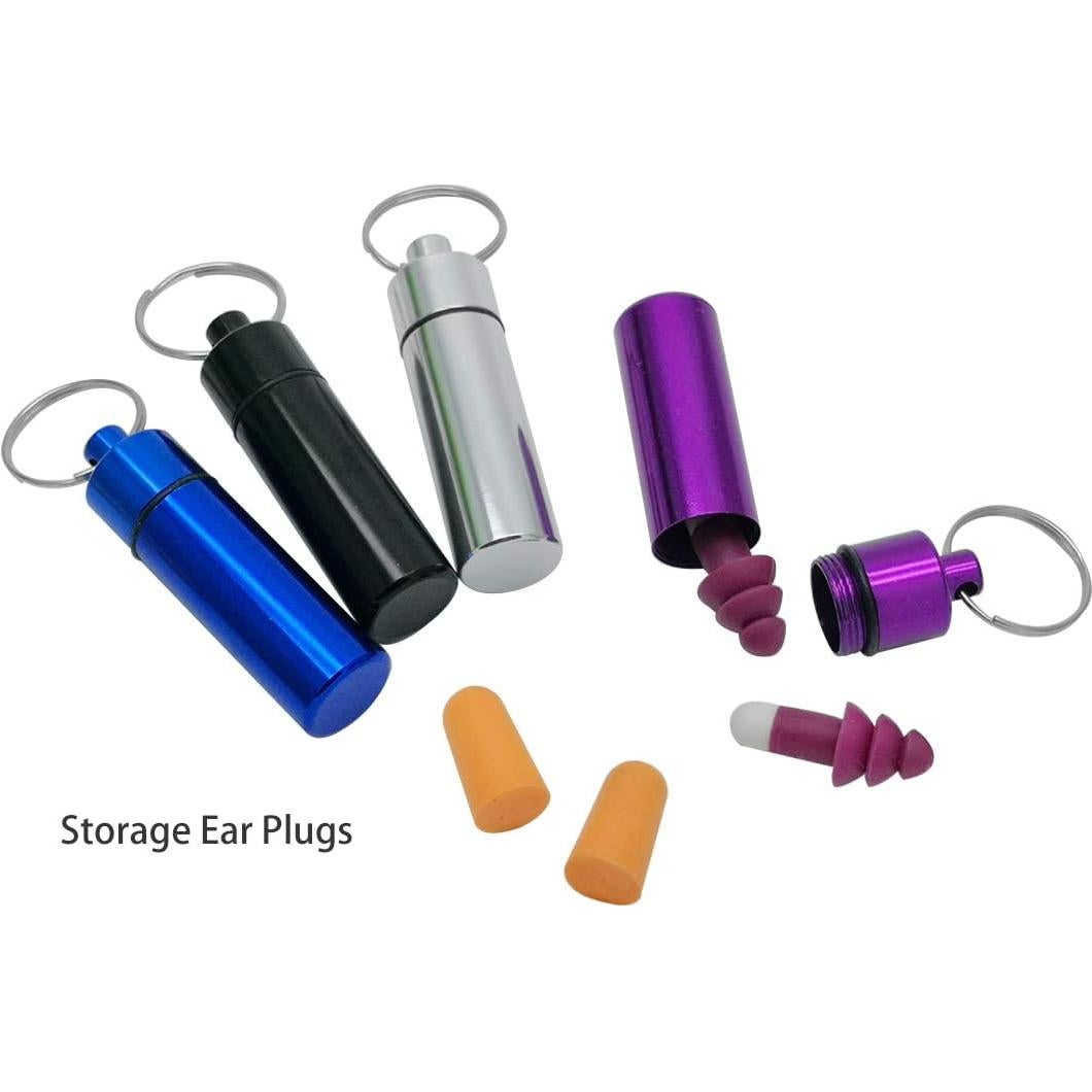 4 Cajas de Pastillas de Aluminio Portátiles a Prueba de Agua