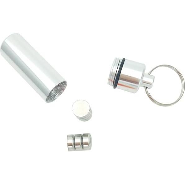 4 Cajas de Pastillas de Aluminio Portátiles a Prueba de Agua