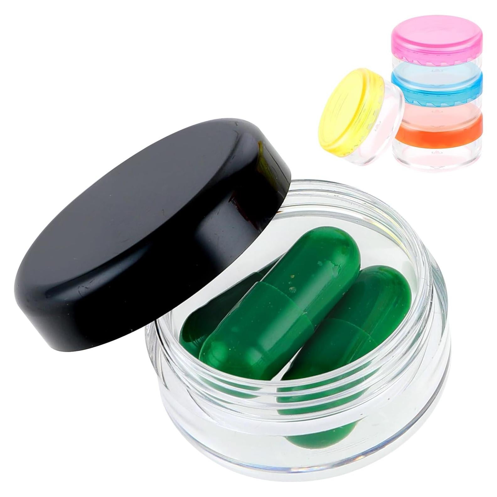 Caja Organizadora de Pastillas Dimeho 5 Pcs Portátil BPA Free