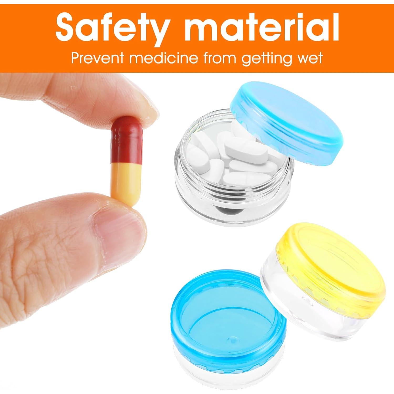 Caja Organizadora de Pastillas Dimeho 5 Pcs Portátil BPA Free