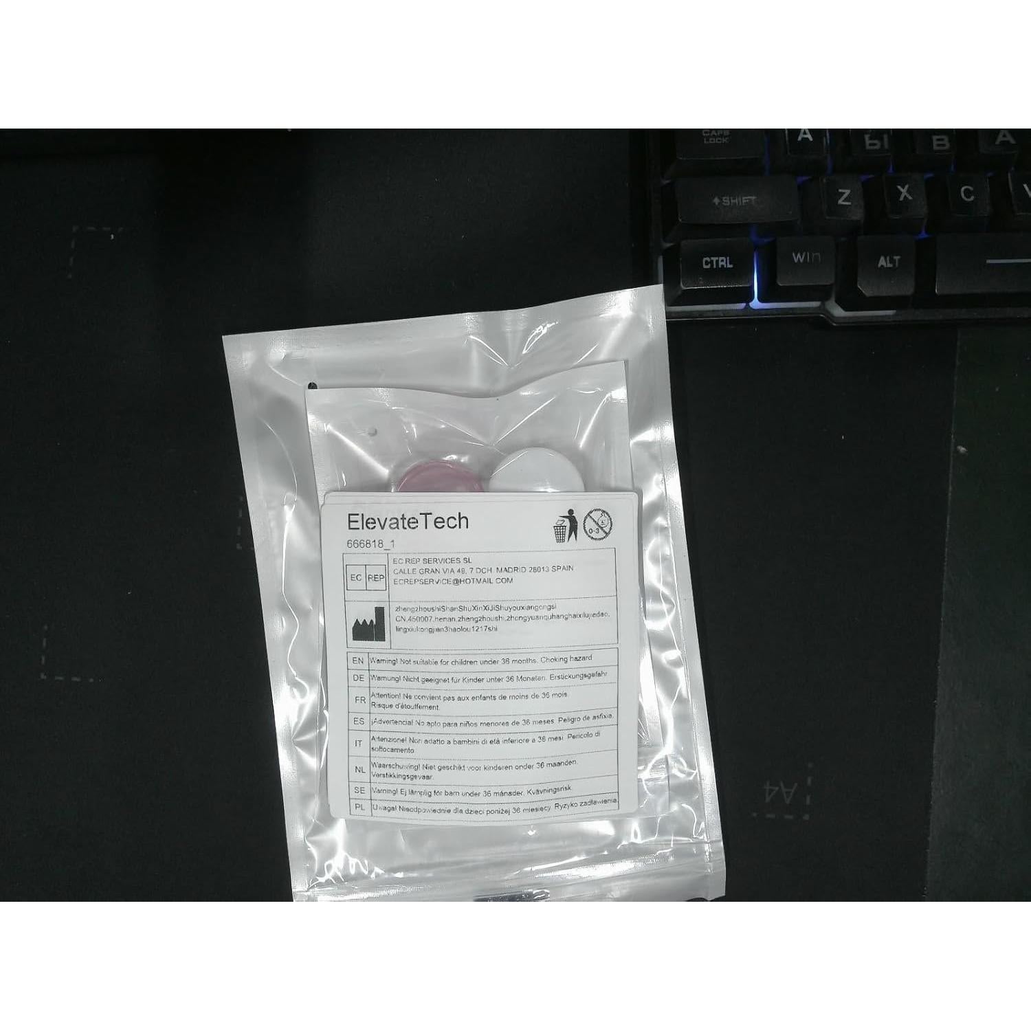 Organizador de Pastillas de Viaje ElevateTech - 5 Pcs Mini Caja