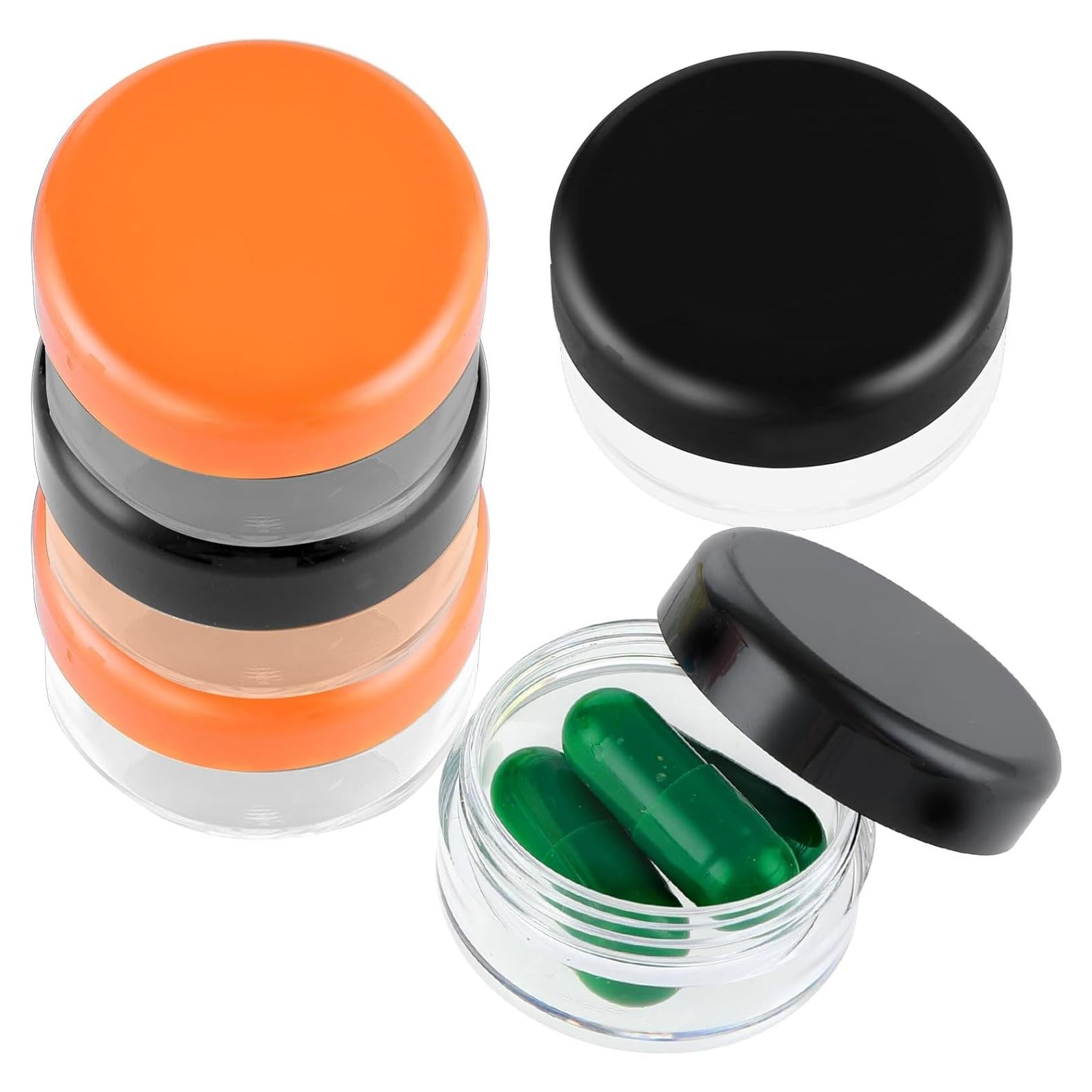 Caja Organizadora de Pastillas Dimeho 5 Pcs Portátil Libre BPA