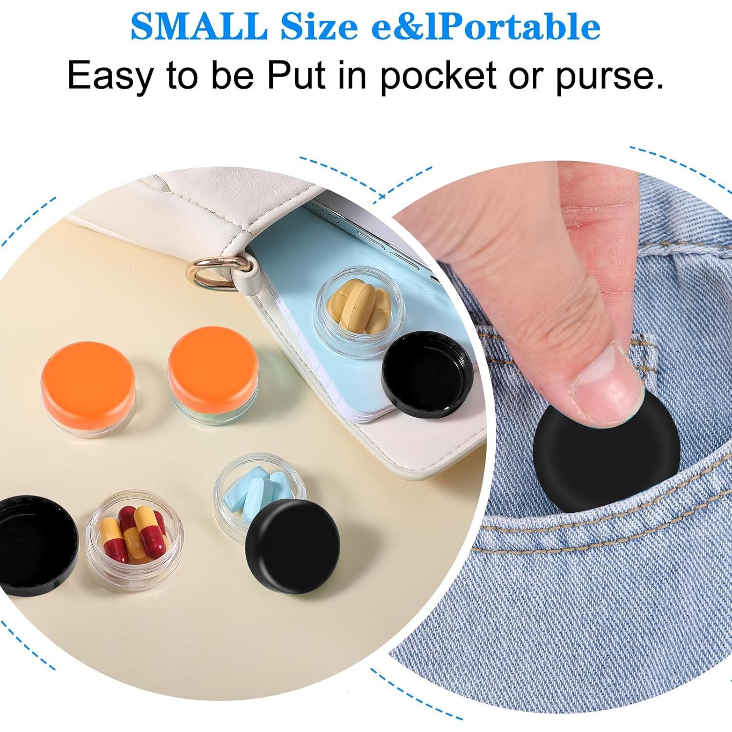 Caja Organizadora de Pastillas Dimeho 5 Pcs Portátil Libre BPA