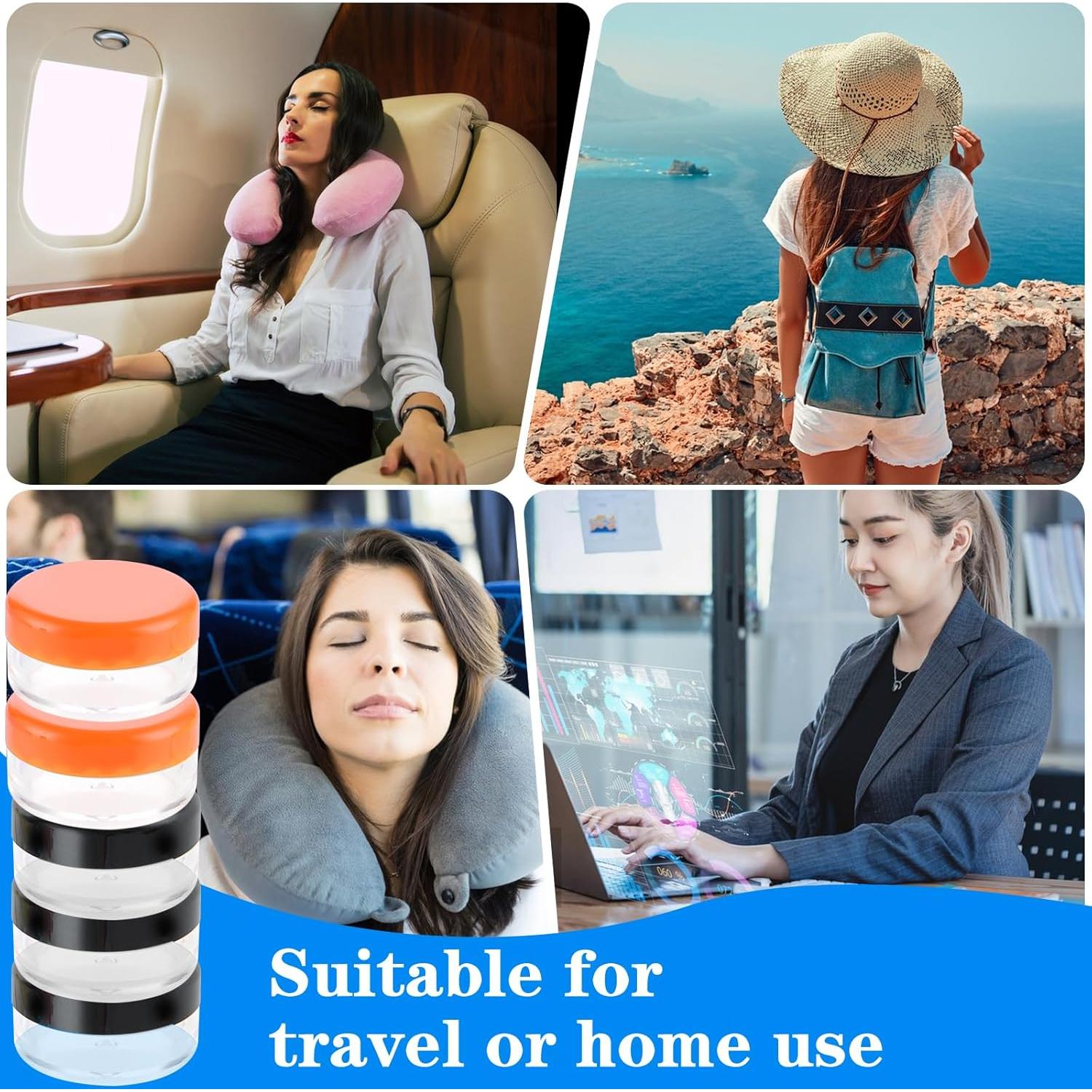 Caja Organizadora de Pastillas Dimeho 5 Pcs Portátil Libre BPA