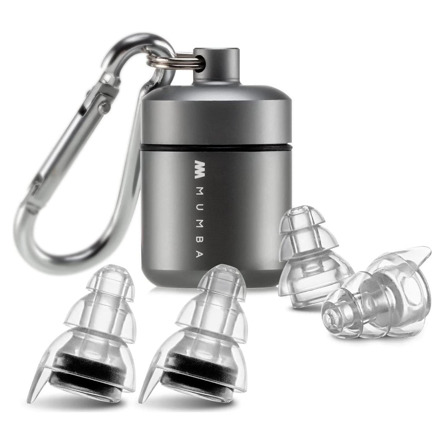 Tapones para oídos Mumba de alta fidelidad 24dB reutilizables