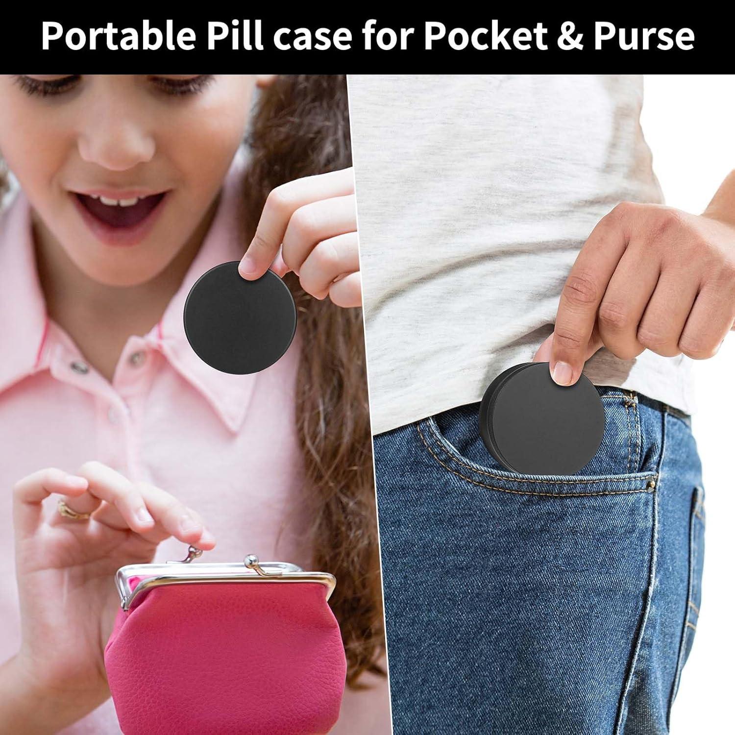 Caja de Pastillas Portátil SOBAHIDO de Aluminio Impermeable