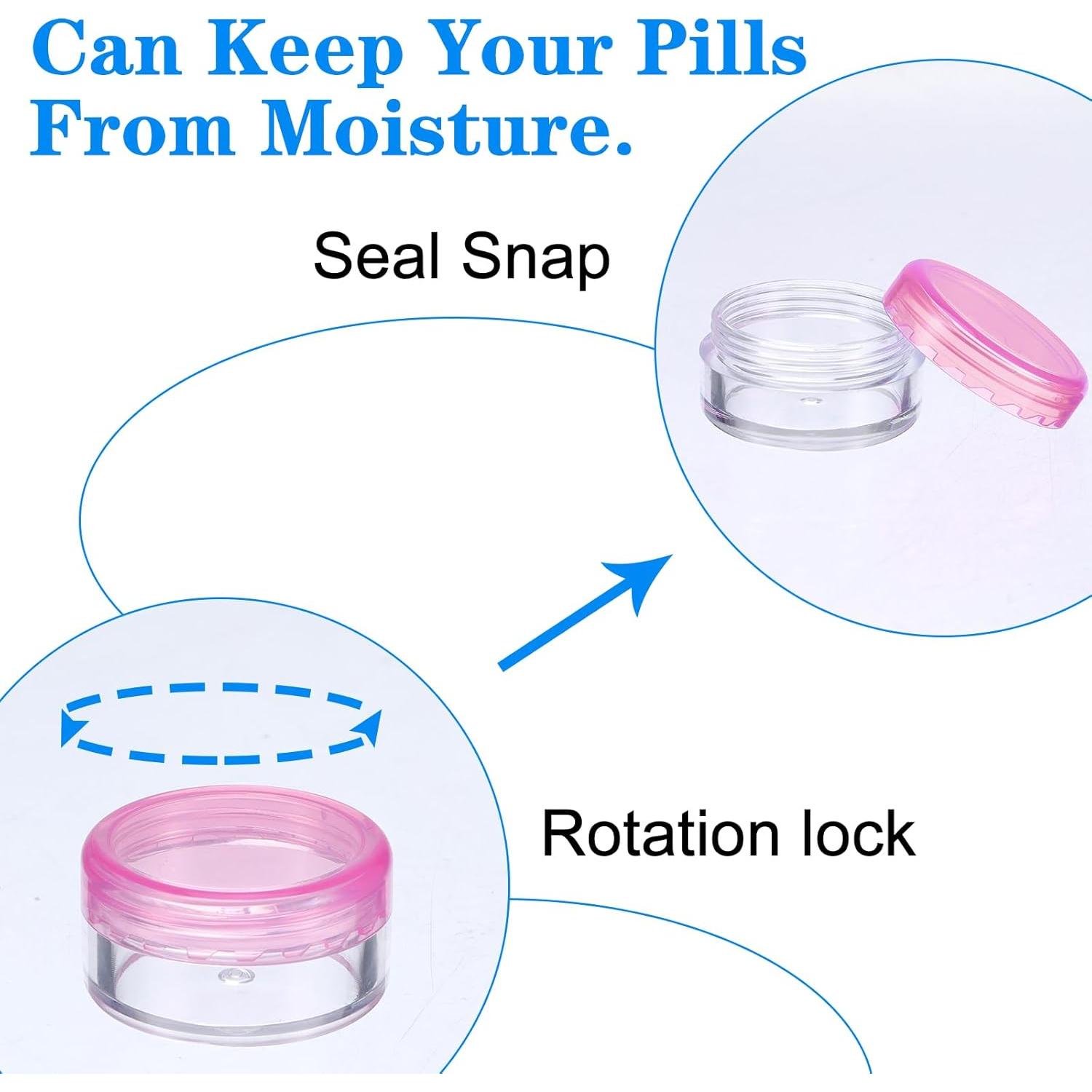 Caja Organizadora de Pastillas Dimeho 5 Pcs Sin BPA 20x12 cm