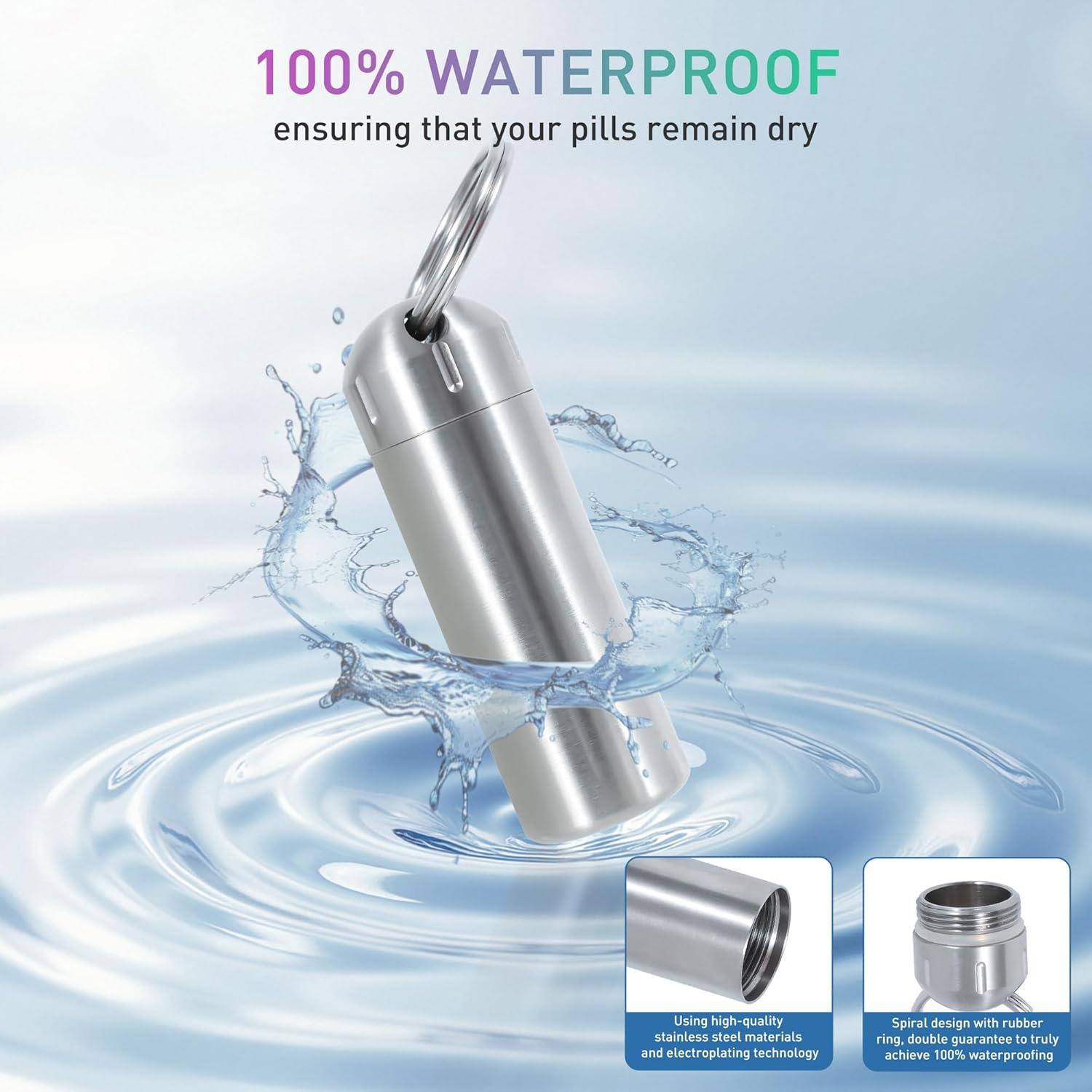 Organizador de Pastillas VTAR Acero Inoxidable Plata 12.27cm