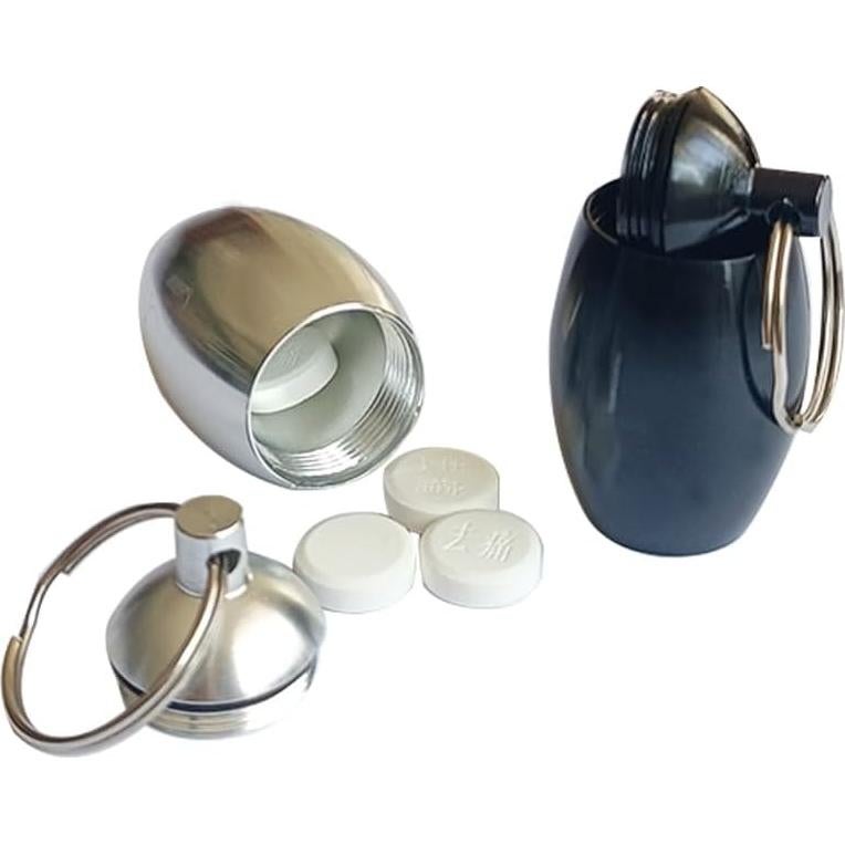 Contenedor de Pastillas de Aluminio FAYALA 2 Paquetes Impermeable