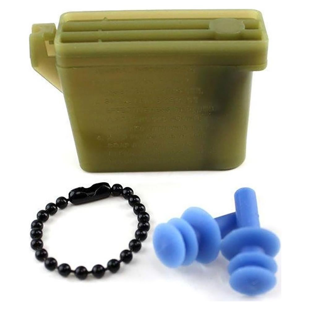 Tapones para oídos VANGUARD grandes con estuche y cadena