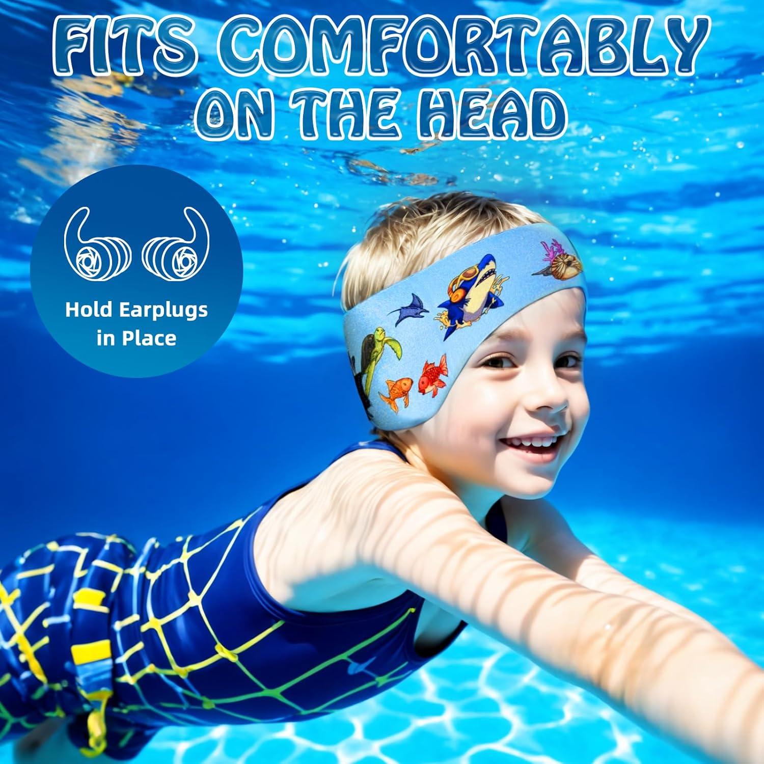Cinta para Nadar YUHENGLE con Tapones para Oídos - Niños