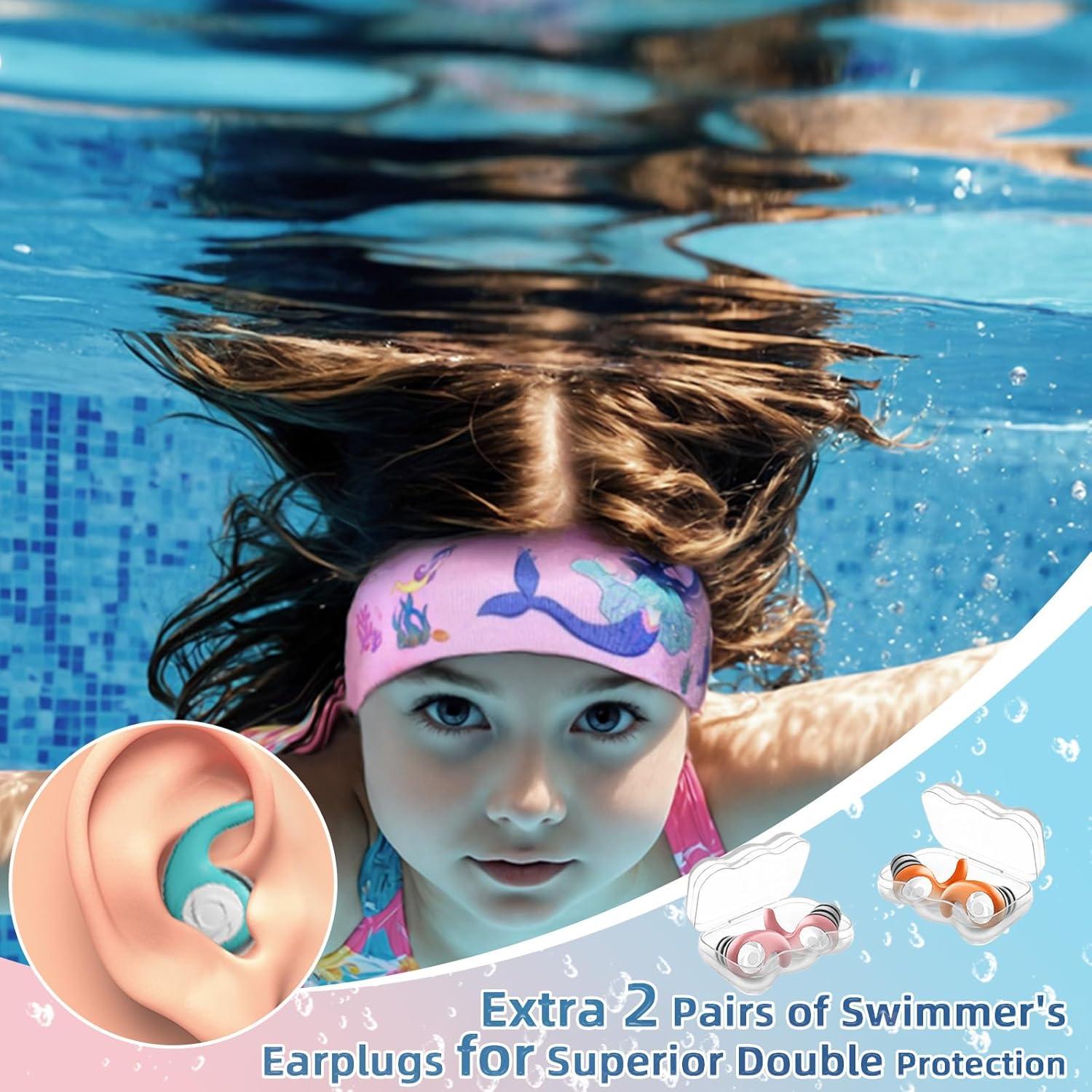 Cinta para Nadar YUHENGLE con Tapones para Oídos - Niños