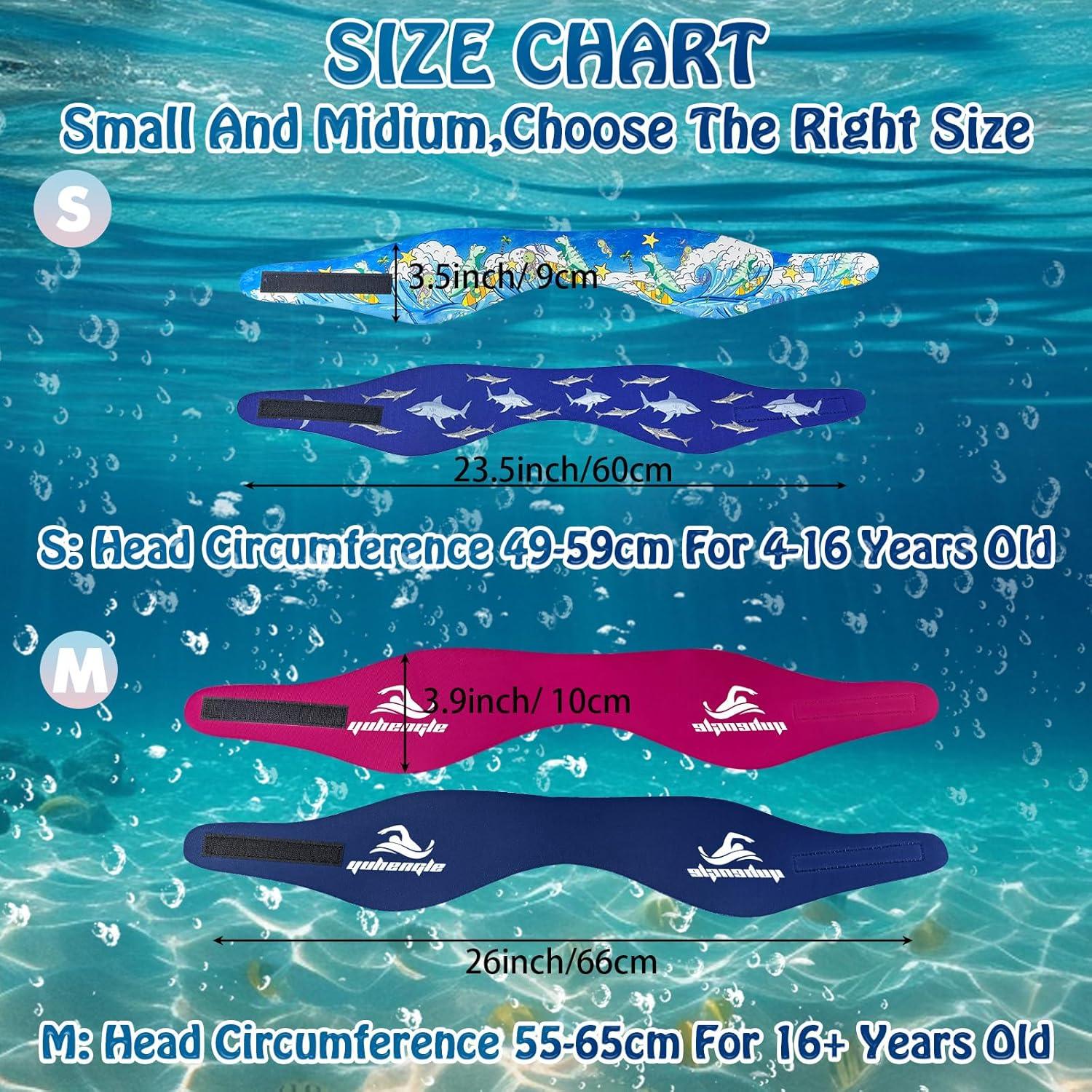 Cinta para Nadar YUHENGLE con Tapones para Oídos - Niños