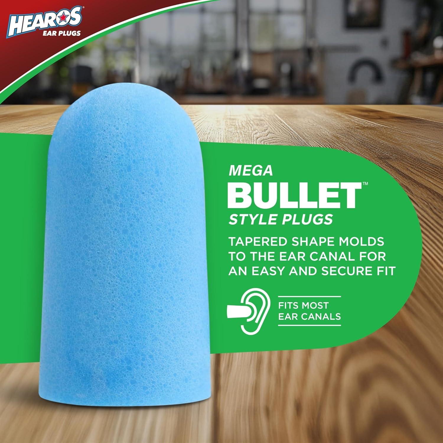 Tapones para Oídos HEAROS Xtreme 33dB NRR 200 Pares Azul