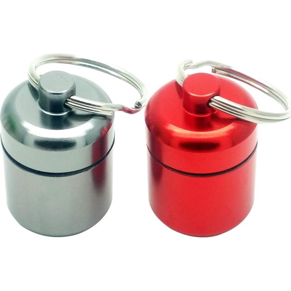 Caja de Pastillas de Aluminio FAYALA 2 Piezas Rojo y Gris