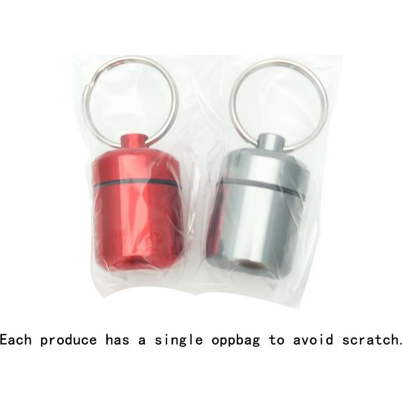 Caja de Pastillas de Aluminio FAYALA 2 Piezas Rojo y Gris