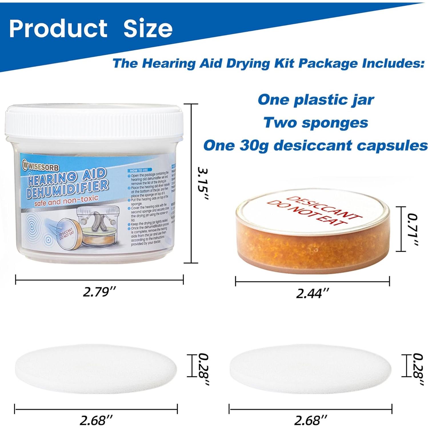 Secador y Deshumidificador de Audífonos Wisesorbent WS-HA01