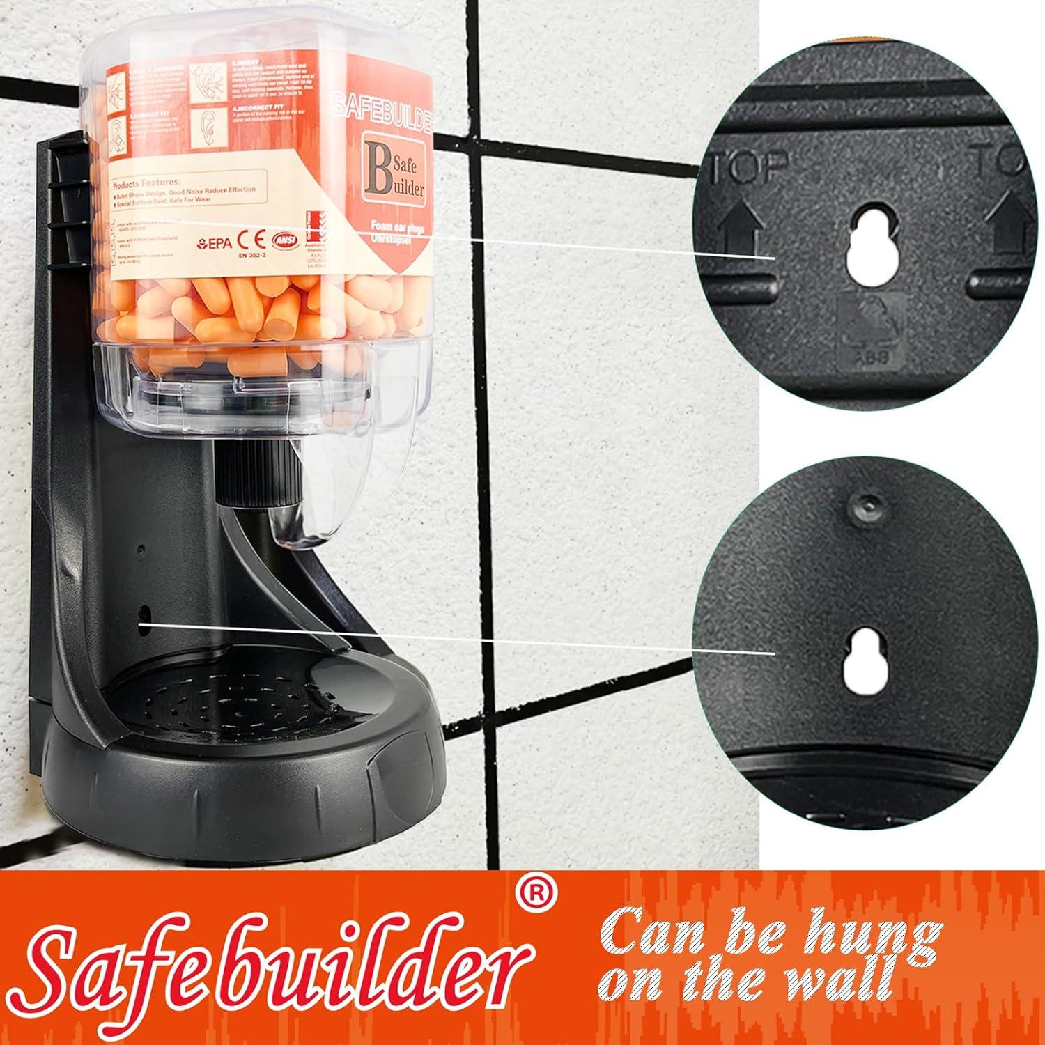 Dispensador de tapones para oídos SAFEBUILDER 500 piezas 38dB