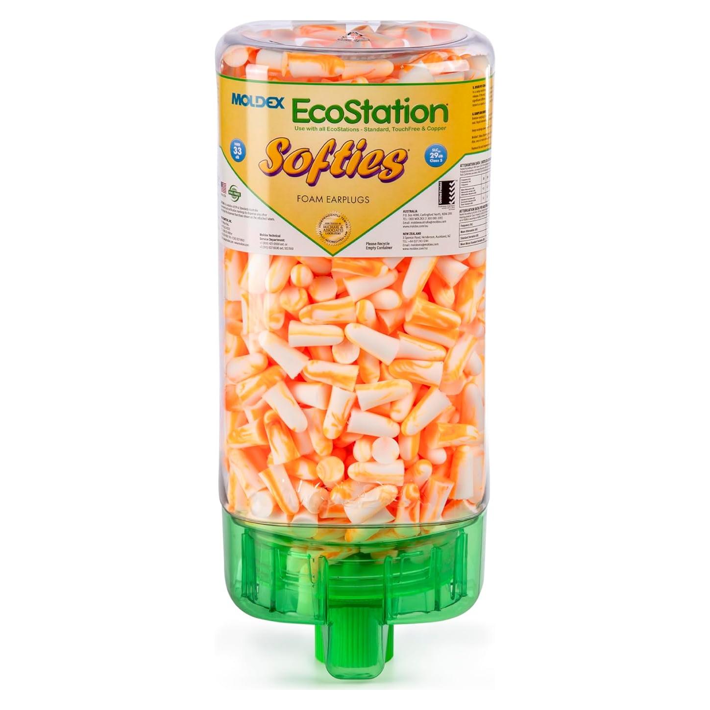 Dispensador de Tapones Moldex Softies 6701 NRR 33dB 500 Pares