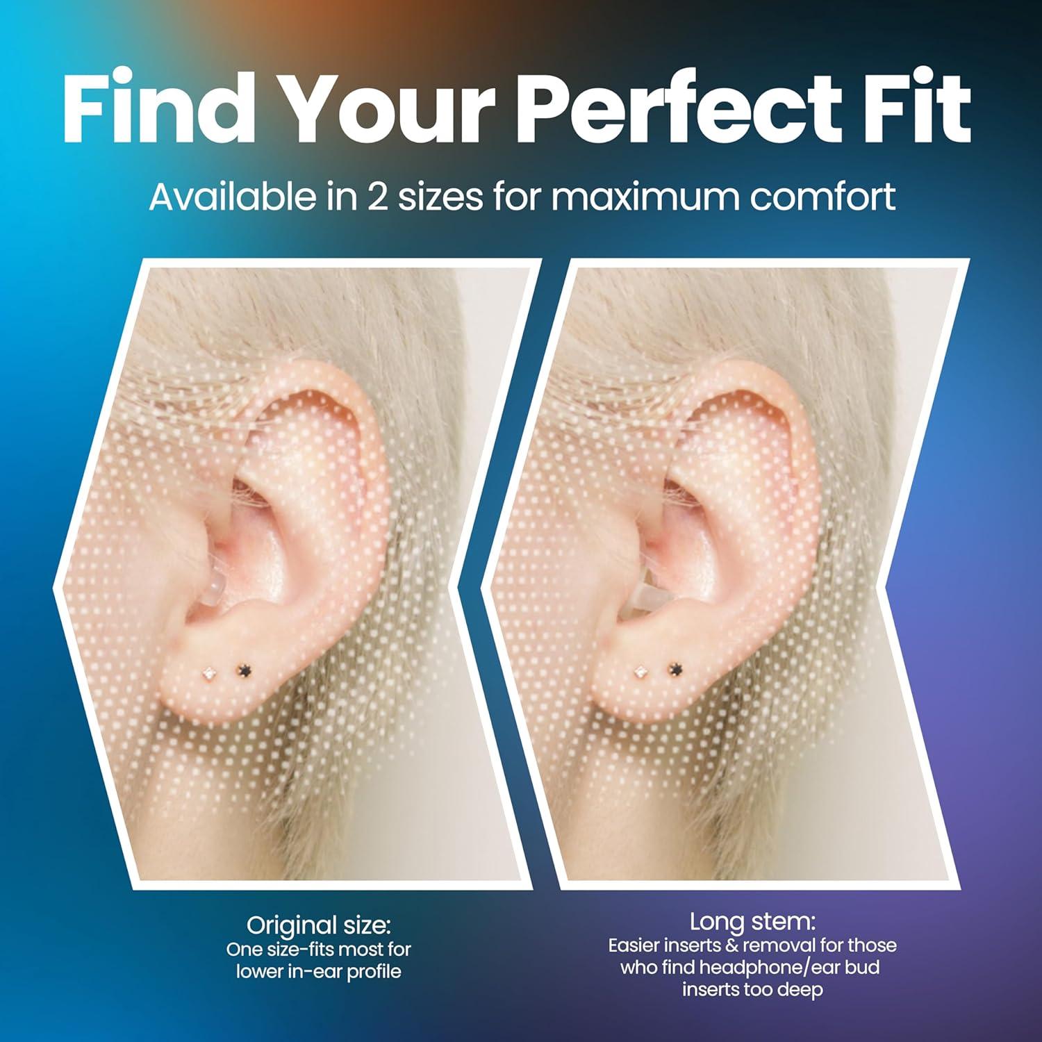 Tapones para oídos DownBeats alta fidelidad con estuche aluminio