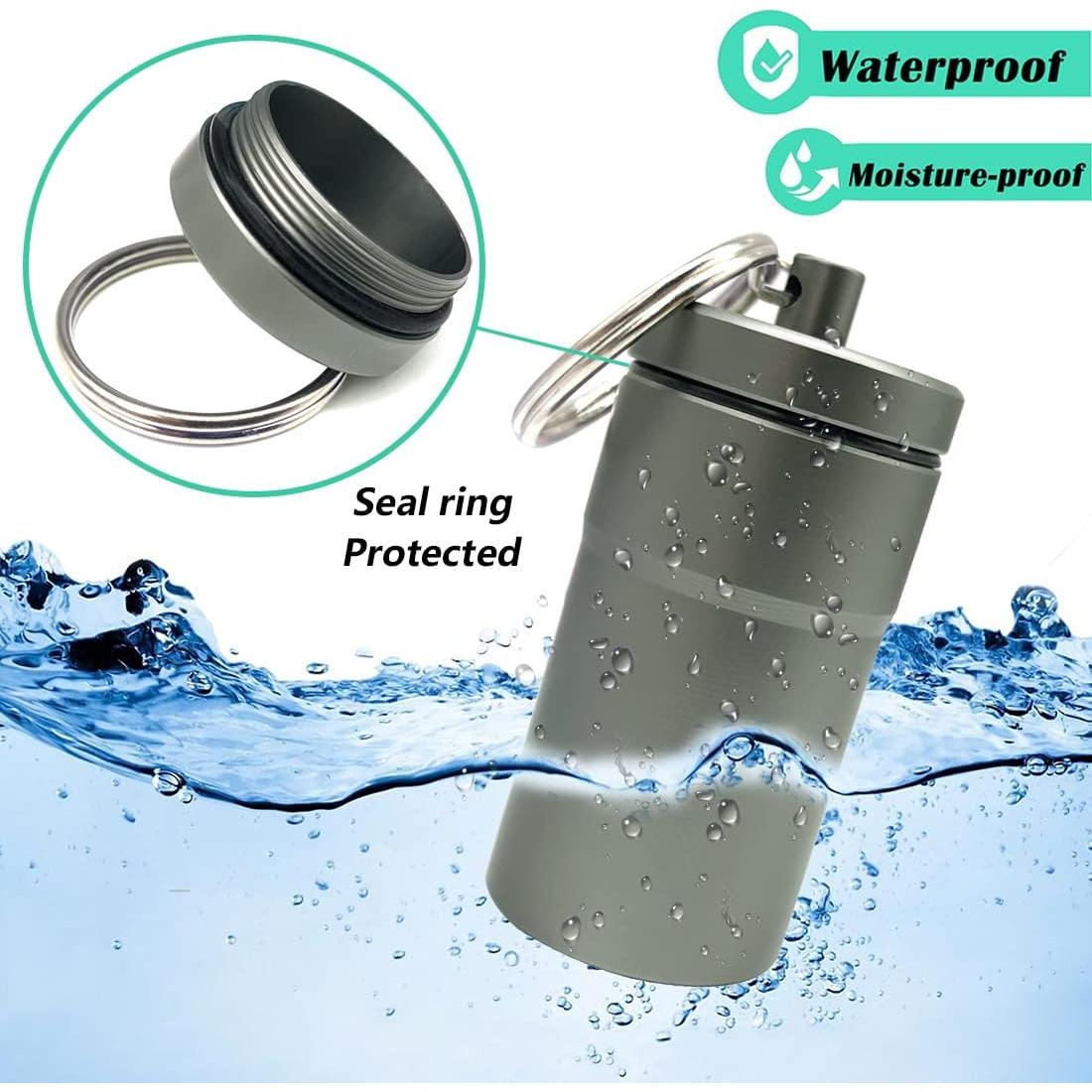 Contenedor de Pastillas EFFIET 100 Tabletas Impermeable 2.54x5.08cm