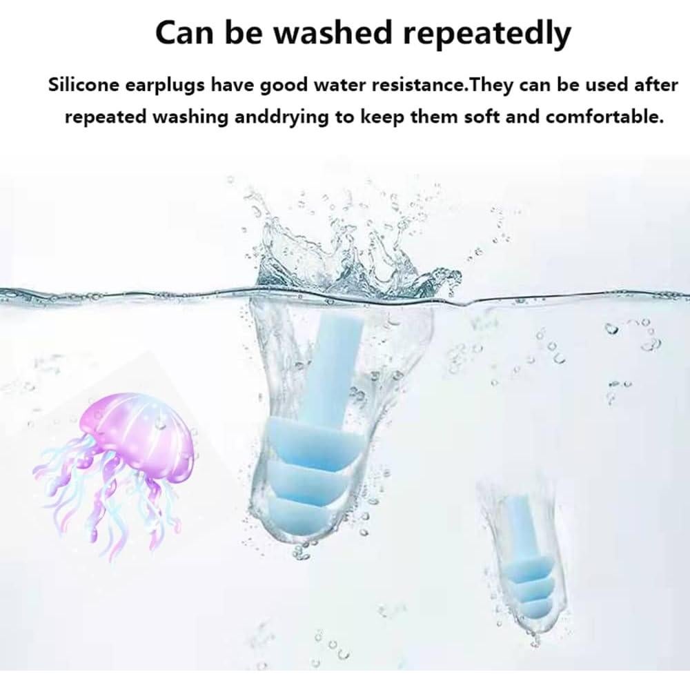 Tapones para Oídos Reutilizables YUNHAN HN - 8 Pares Silicona